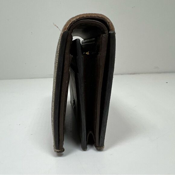 Auth Gucci Surpreme Bifold PVC Leather Beige Wallet - Picture 2 of 13